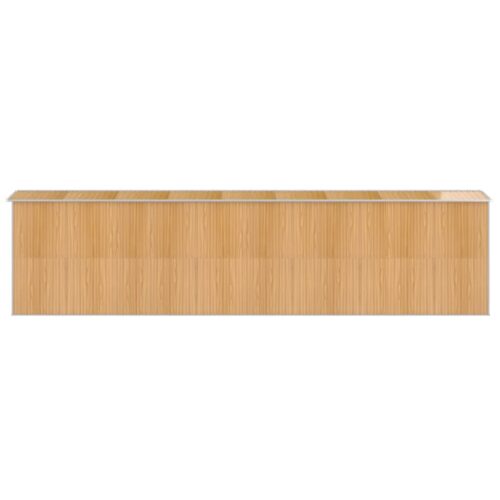 Garden Shed Light Brown 192x772x223cm Galvanised Steel - Image 5