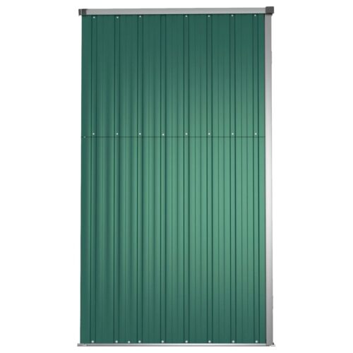 Garden Tool Shed Green 161x89x161cm Galvanised Steel - Image 5
