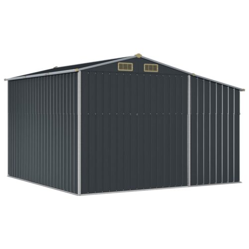 Garden Shed Anthracite 277x279x179cm Galvanised Steel - Image 7
