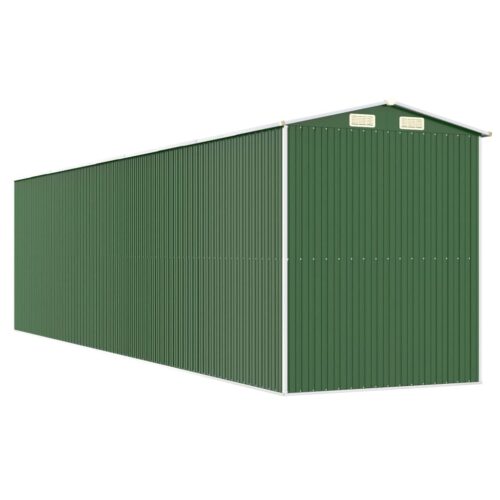 Garden Shed Green 192x772x223cm Galvanised Steel - Image 6