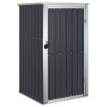 Garden Tool Shed Anthracite 88x89x161cm Galvanised Steel