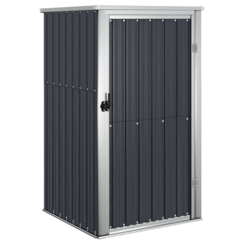 Garden Tool Shed Anthracite 88x89x161cm Galvanised Steel