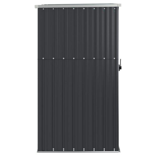 Garden Tool Shed Anthracite 88x89x161cm Galvanised Steel - Image 4