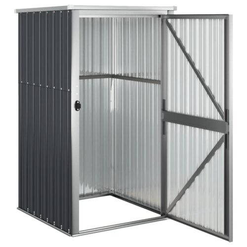 Garden Tool Shed Anthracite 88x89x161cm Galvanised Steel - Image 5