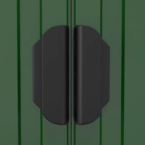 Garden Shed Green 192x689x223cm Galvanised Steel - Image 7