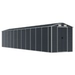 Garden Shed Anthracite 191x980x198cm Galvanised Steel