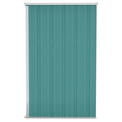 Wall-mounted Garden Shed Green 118x100x178cm Galvanised Steel - Image 4