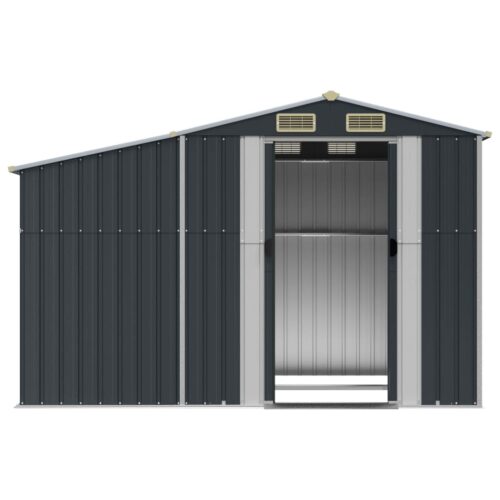 Garden Shed Anthracite 277x192.5x179cm Galvanised Steel - Image 5
