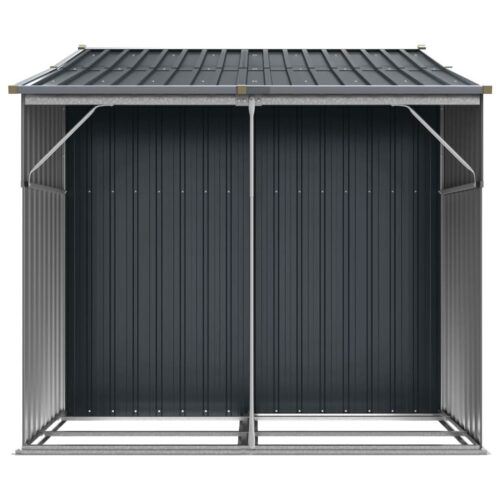 Garden Shed Anthracite 277x192.5x179cm Galvanised Steel - Image 6