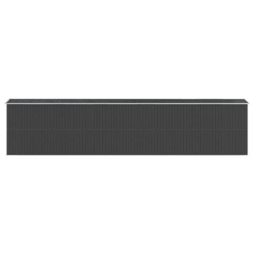Garden Shed Anthracite 192x938x223cm Galvanised Steel - Image 5