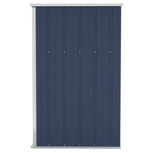 Wall-mounted Garden Shed Anthracite 118x100x178cm Steel - Image 4
