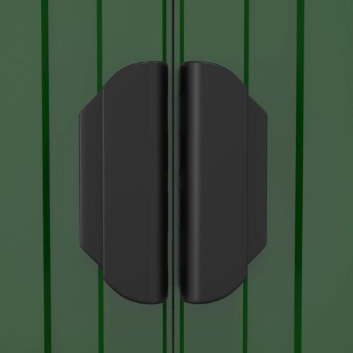 Garden Shed Green 192x440x223cm Galvanised Steel - Image 7