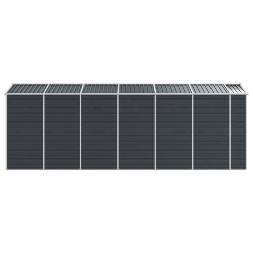 Garden Shed Anthracite 191x555x198cm Galvanised Steel - Image 6