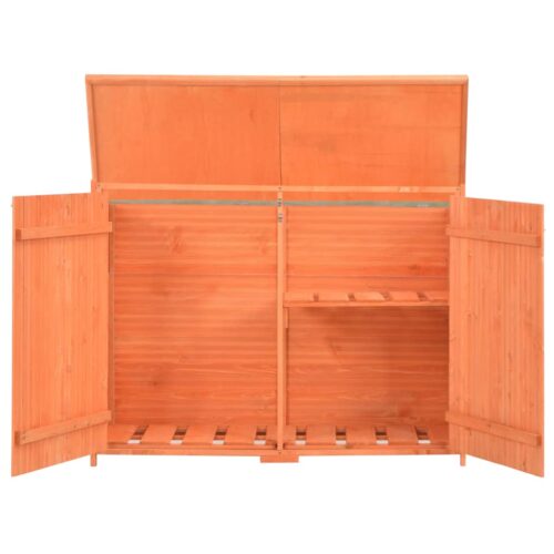 Garden Storage Shed 128x42x91cm Wood - Image 2