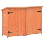 Garden Storage Shed 128x42x91cm Wood