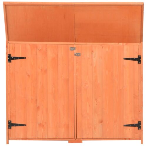 Garden Storage Shed 128x42x91cm Wood - Image 4