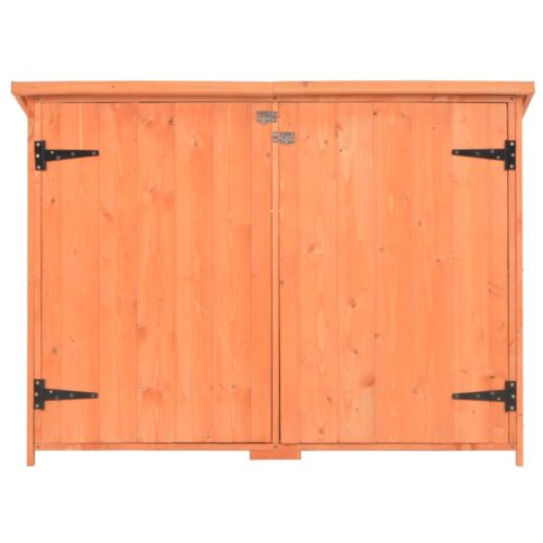 Garden Storage Shed 128x42x91cm Wood - Image 5