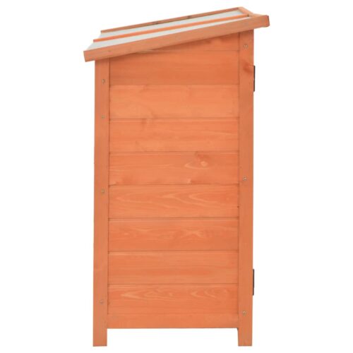 Garden Storage Shed 128x42x91cm Wood - Image 6