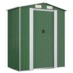 Garden Shed Green 192x108x223cm Galvanised Steel