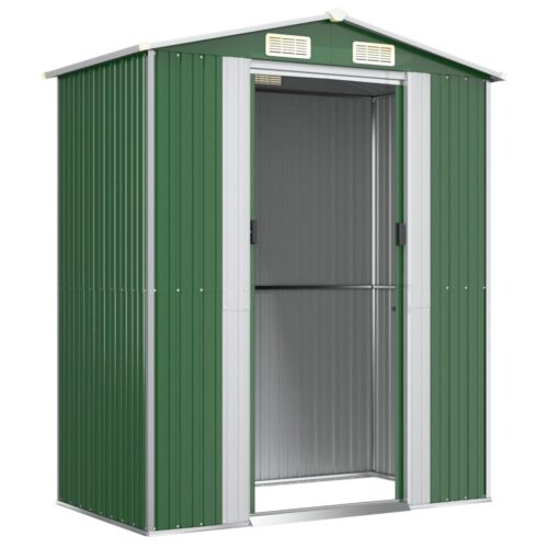 Garden Shed Green 192x108x223cm Galvanised Steel - Image 6