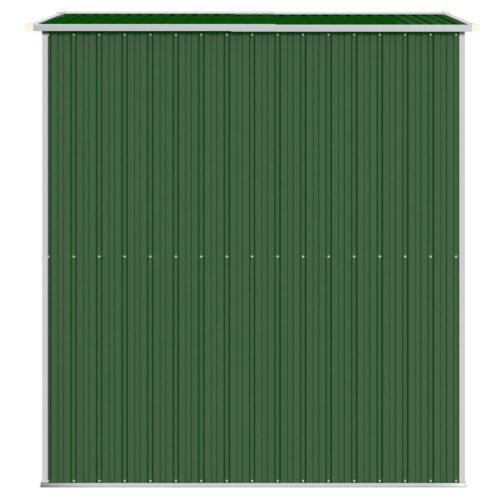 Garden Shed Green 192x191x223cm Galvanised Steel - Image 5