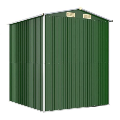 Garden Shed Green 192x191x223cm Galvanised Steel - Image 6