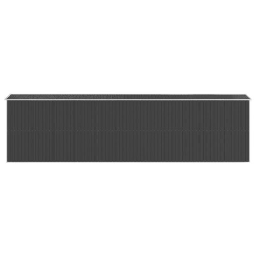 Garden Shed Anthracite 192x772x223cm Galvanised Steel - Image 5