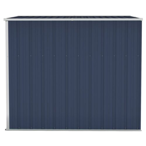 Wall-mounted Garden Shed Anthracite 118x194x178cm Steel - Image 4