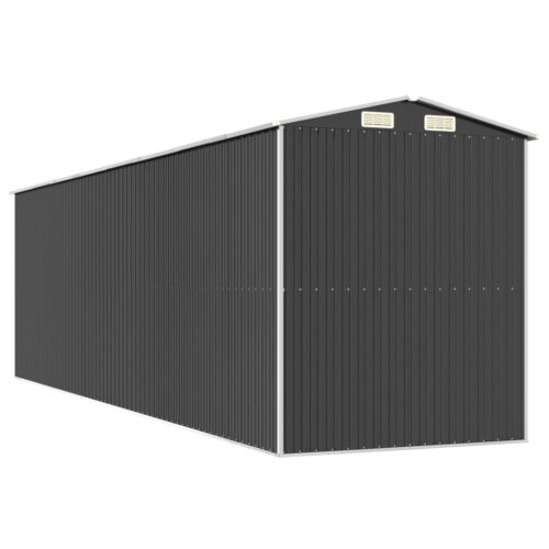 Garden Shed Anthracite 192x689x223cm Galvanised Steel - Image 6