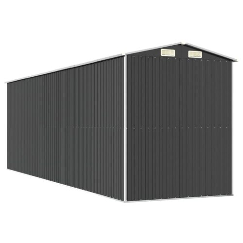 Garden Shed Anthracite 192x606x223cm Galvanised Steel - Image 6