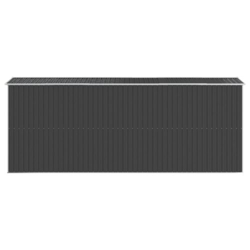 Garden Shed Anthracite 192x523x223cm Galvanised Steel - Image 5