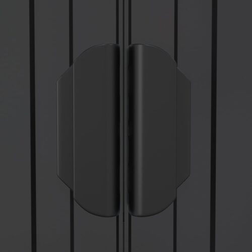 Garden Shed Anthracite 192x523x223cm Galvanised Steel - Image 7