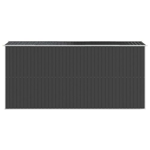 Garden Shed Anthracite 192x440x223cm Galvanised Steel - Image 5