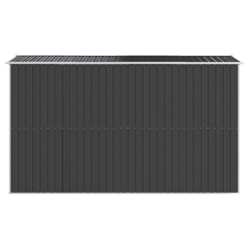 Garden Shed Anthracite 192x357x223cm Galvanised Steel - Image 5