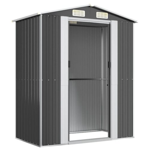 Garden Shed Anthracite 192x108x223cm Galvanised Steel - Image 6
