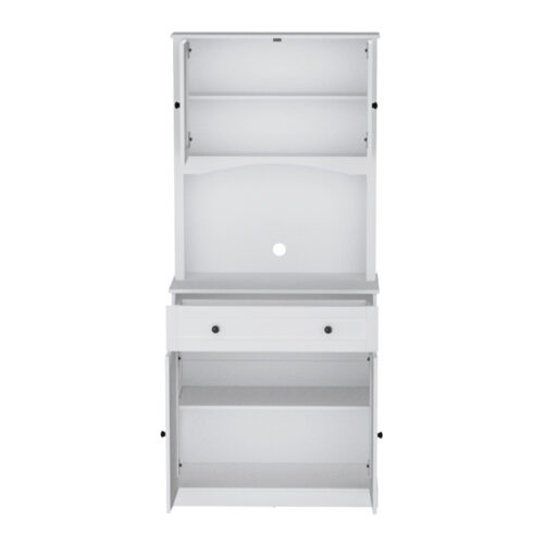 Artiss Buffet Sideboard Cabinet Cupboard Pantry Storage Shelves Hutch White - Image 5