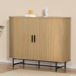 Artiss Buffet Sideboard Cupboard Cabinet Sliding Doors Pantry Storage Oak PIIA