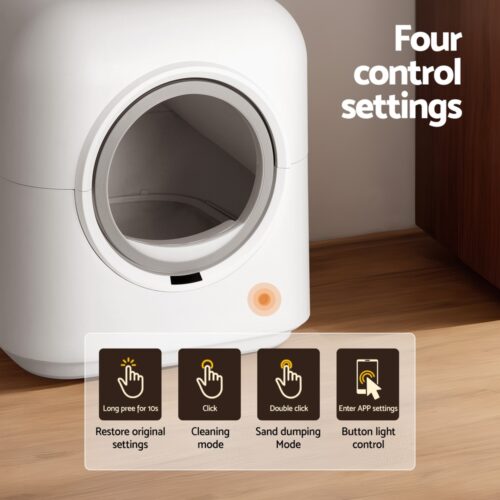 i.Pet Automatic Cat Litter Box Smart Self-Cleaning Large Cat Litter Box Kitty Toilet App Control - Image 5