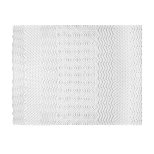 Giselle Bedding Memory Foam Mattress Topper 7-Zone Airflow Pad 8cm Queen White - Image 4