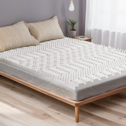 Giselle Bedding Memory Foam Mattress Topper 7-Zone Airflow Pad 8cm Double White - Image 8