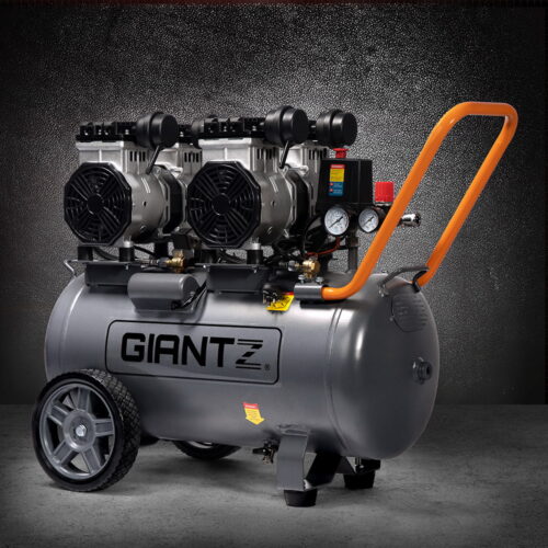 Giantz 50L Air Compressor 200L/min 3.0HP Oil-Free Quiet Electric Portable Air Inflator - Image 6