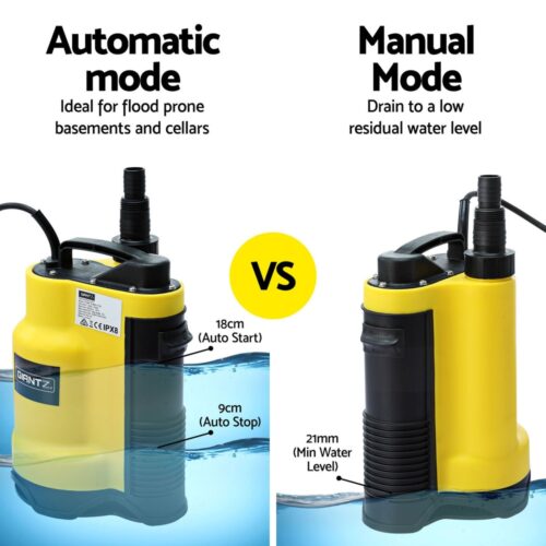 Giantz Garden Water Submersible Pump 750W Dirty Bore Sewerage Tank Well Steel - Image 4