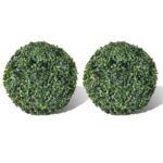 Boxwood Ball Artificial Leaf Topiary Ball 27cm 2 pcs