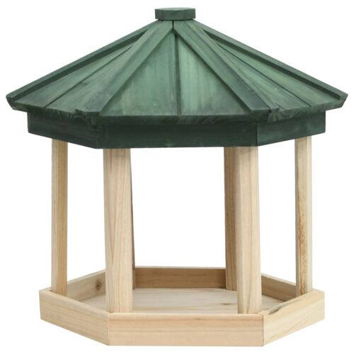 Bird Feeder Octagon Solid Firwood 33x30cm - Image 2