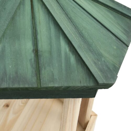 Bird Feeder Octagon Solid Firwood 33x30cm - Image 4