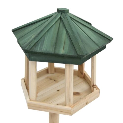 Standing Bird Feeder Solid Firwood 33x110cm - Image 2