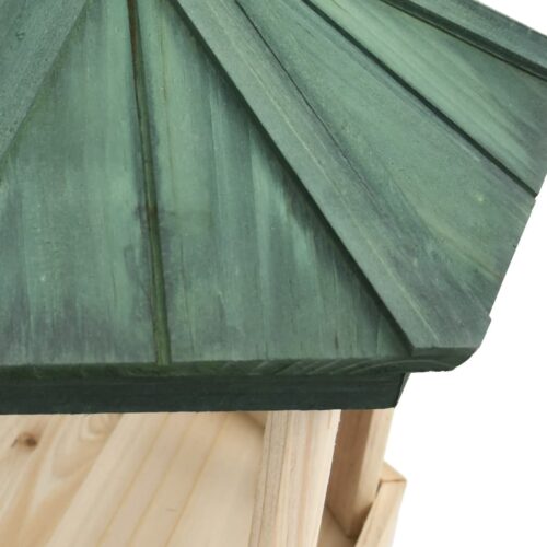 Standing Bird Feeder Solid Firwood 33x110cm - Image 4
