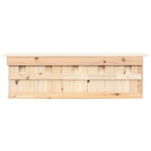Sparrow House with 5 Rooms 68x15x21cm Firwood - Image 3