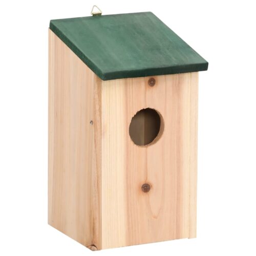 Bird Houses 10pcs Solid Firwood 12x12x22cm