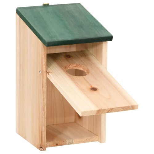 Bird Houses 10pcs Solid Firwood 12x12x22cm - Image 6